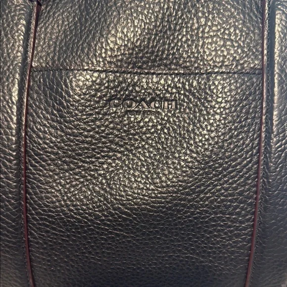 Coach Black Leather Duffel Bag - Picture 2 of 10